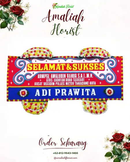 Papan Bunga Ucapan Selamat Jogoprayan